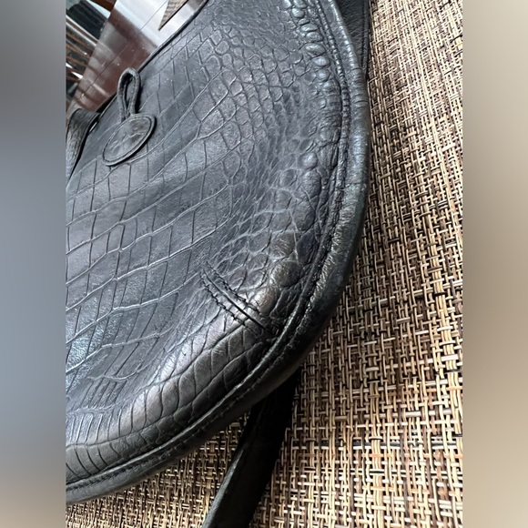 Longchamp Croc Roseau Leather Crossbody - Picture 11 of 14